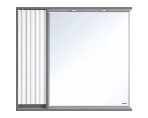 Зеркальный шкаф Brevita Balaton - 90 левый (комбинированный)