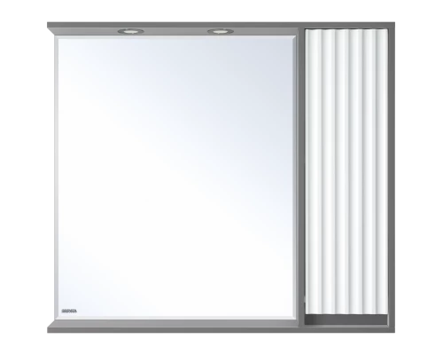 Зеркальный шкаф Brevita Balaton - 90 правый (комбинированный)