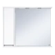 Зеркальный шкаф Misty Алиса - 90 белый левый Э-Али04090-01Л