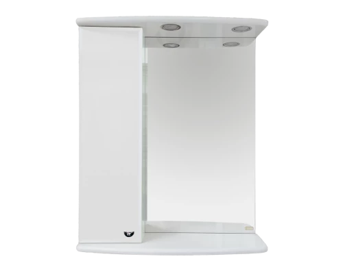 Зеркальный шкаф Misty Астра 55 зеркало-шкаф L свет Э-Аст04055-01СвЛ