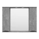 Зеркальный шкаф Misty Атлантик - 100 (серый камень) П-Атл-4100-050
