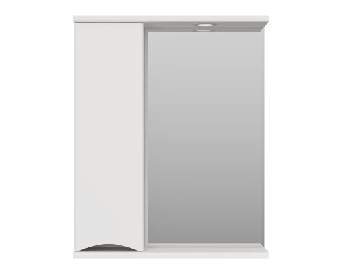 Зеркальный шкаф Misty Атлантик - 60 левый (белый) П-Атл-4060-010Л