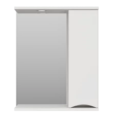 Зеркальный шкаф Misty Атлантик - 60 правый (белый) П-Атл-4060-010П