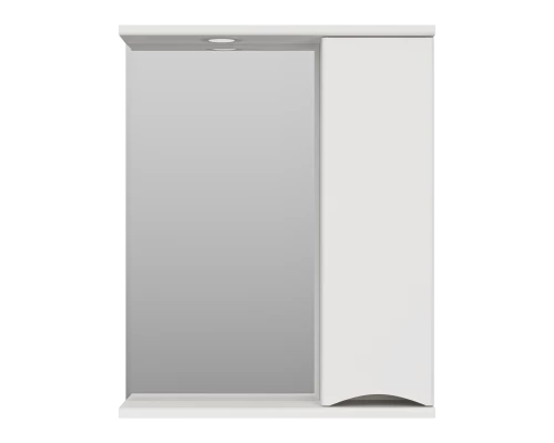 Зеркальный шкаф Misty Атлантик - 60 правый (белый) П-Атл-4060-010П