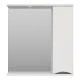 Зеркальный шкаф Misty Атлантик - 70 правый (белый) П-Атл-4070-010П