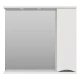 Зеркальный шкаф Misty Атлантик - 80 правый (белый) П-Атл-4080-010П