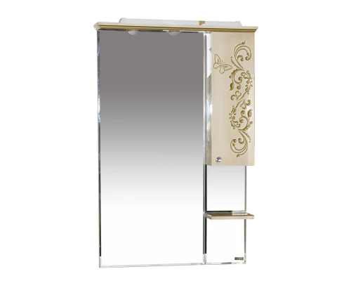 Зеркальный шкаф Misty Бабочка 75 R Л-Баб04075-033СвП
