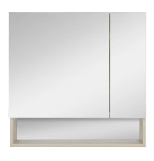 Зеркальный шкаф Misty Дунай - 75 с полочкой П-Дун04075-01