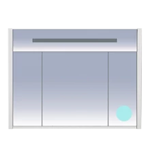 Зеркальный шкаф Misty Джулия 105 голубой Л-Джу04105-0610