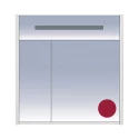 Зеркальный шкаф Misty Джулия 85 бордовый Л-Джу04085-1010