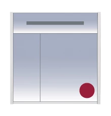 Зеркальный шкаф Misty Джулия 85 бордовый Л-Джу04085-1010