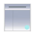 Зеркальный шкаф Misty Джулия 85 голубой Л-Джу04085-0610