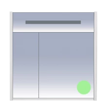 Зеркальный шкаф Misty Джулия 85 салатовый Л-Джу04085-0710