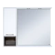 Зеркальный шкаф Misty Фетта - 100 с нишей белый левый П-Фет04100-011Л