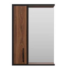 Зеркальный шкаф Misty Кедр - 50 левый