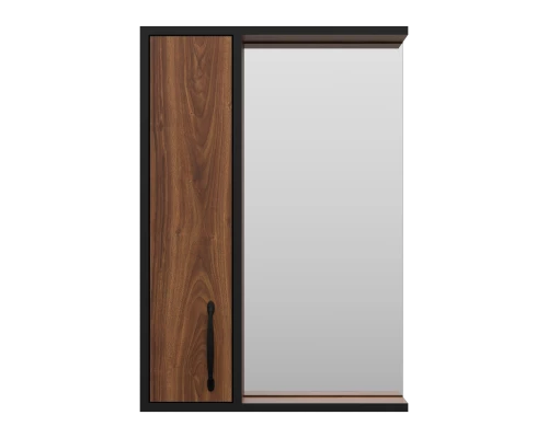 Зеркальный шкаф Misty Кедр - 50 левый