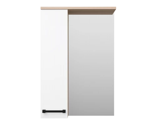 Зеркальный шкаф Misty Крафт - 50 левый