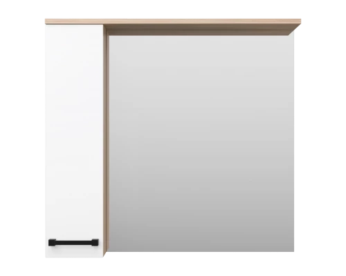 Зеркальный шкаф Misty Крафт - 80 левый