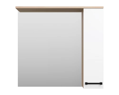 Зеркальный шкаф Misty Крафт - 80 правый