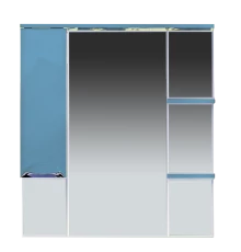 Зеркальный шкаф Misty Кристи 90 L голубой П-Кри02090-061СвЛ
