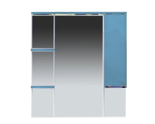 Зеркальный шкаф Misty Кристи 90 R голубой П-Кри02090-061СвП