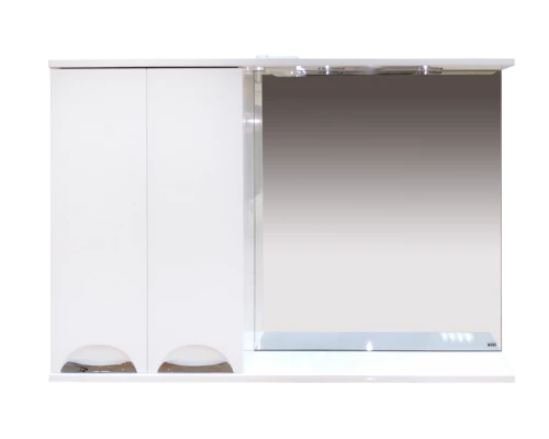 Зеркальный шкаф Misty Куба- 120 Зеркало-шкаф(свет) лев. П-Куб-01120-011Л