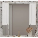 Зеркальный шкаф Misty Латте - 105 белый П-Лат02105-011