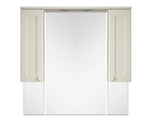 Зеркальный шкаф Misty Латте - 105 бежевый П-Лат02105-031