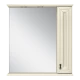 Зеркальный шкаф Misty Лувр - 85 правый (слоновая кость) П-Лвр03085-1014П