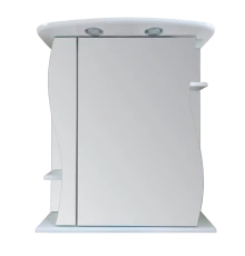 Зеркальный шкаф Misty Лиана - 65 Зеркало - шкаф (свет) лев. Э-Лиа02065-01СвЛ