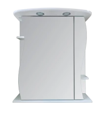 Зеркальный шкаф Misty Лиана - 65 Зеркало - шкаф (свет) прав. Э-Лиа02065-01СвП