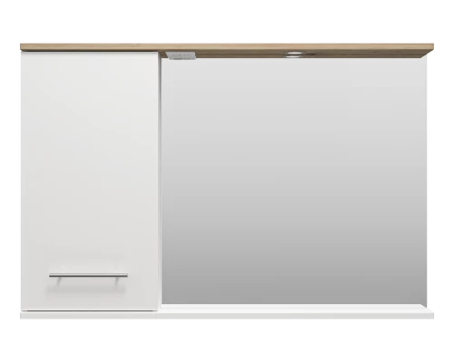 Зеркальный шкаф Misty Респект - 120 левый