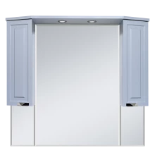 Зеркальный шкаф Misty Терра - 110 серый П-Тер02110-0501
