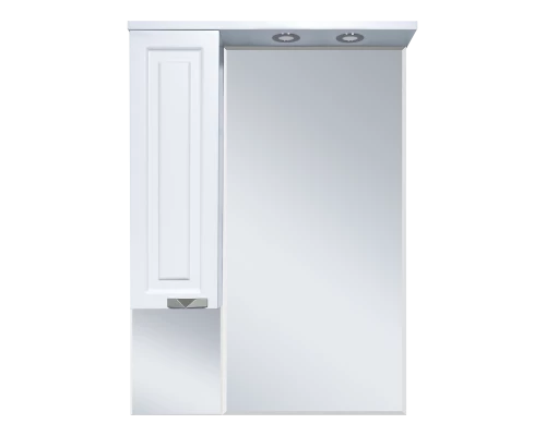 Зеркальный шкаф Misty Терра - 70 белый левый П-Тер02070-011Л