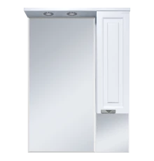 Зеркальный шкаф Misty Терра - 70 белый правый П-Тер02070-011П