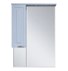 Зеркальный шкаф Misty Терра - 70 серый левый П-Тер02070-0501Л
