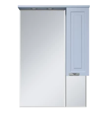 Зеркальный шкаф Misty Терра - 70 серый правый П-Тер02070-0501П