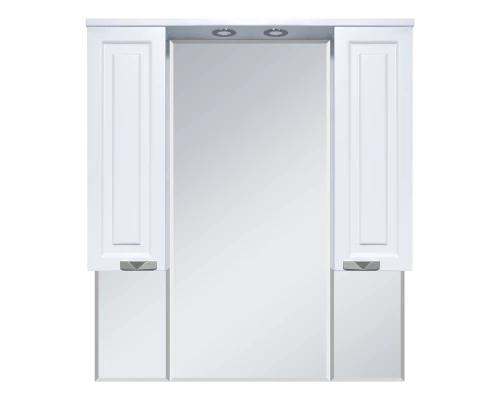 Зеркальный шкаф Misty Терра - 90 белый П-Тер02090-011