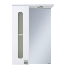 Зеркальный шкаф Misty Урал - 50 со светом левый Э-Ура-04050-021Л