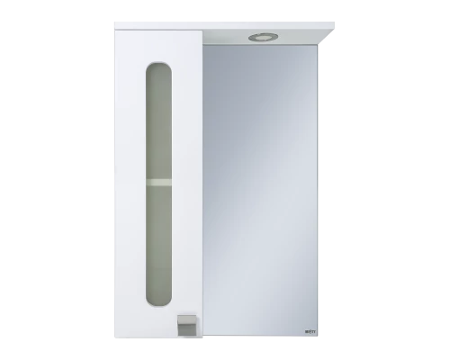 Зеркальный шкаф Misty Урал - 50 со светом левый Э-Ура-04050-021Л