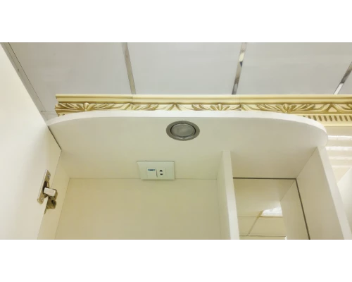 Зеркальный шкаф Misty Венера - 55 Зеркало-шкаф лев. со светом белое П-Внр04055-01СвЛ