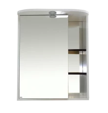 Зеркальный шкаф Misty Венера - 55 Зеркало-шкаф лев. со светом комбинированное П-Внр04055-25СвЛ