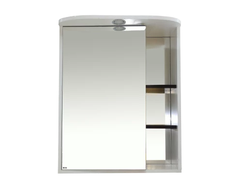 Зеркальный шкаф Misty Венера - 55 Зеркало-шкаф лев. со светом комбинированное П-Внр04055-25СвЛ