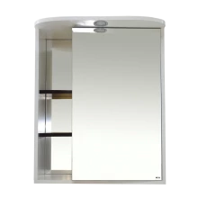 Зеркальный шкаф Misty Венера - 55 Зеркало-шкаф прав. со светом комбинированное П-Внр04055-25СвП