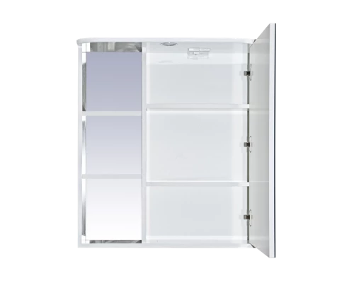 Зеркальный шкаф Misty Венера- 70 Зеркало-шкаф прав. со светом белое П-Внр04070-01СвП