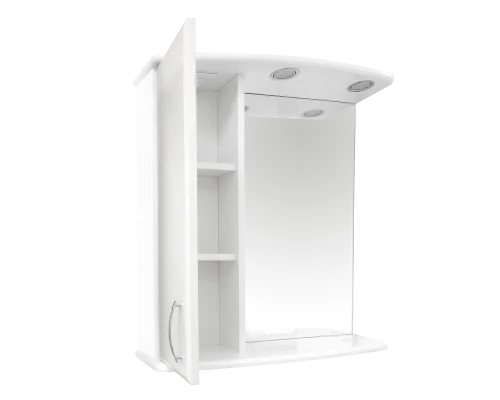 Зеркальный шкаф Misty Астра 60 зеркало-шкаф L свет Э-Аст04060-01СвЛ