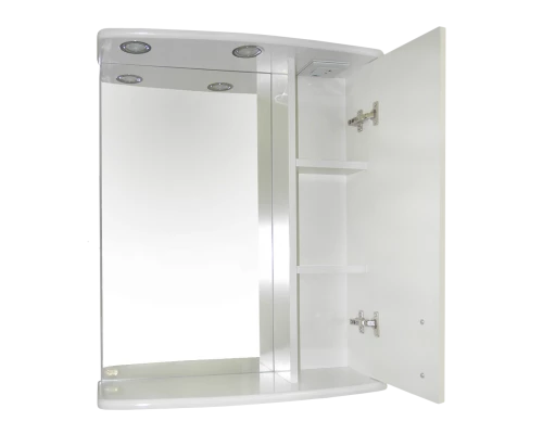 Зеркальный шкаф Misty Астра 60 зеркало-шкаф R свет Э-Аст04060-01СвП