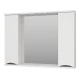 Зеркальный шкаф Misty Атлантик - 100 (белый) П-Атл-4100-010
