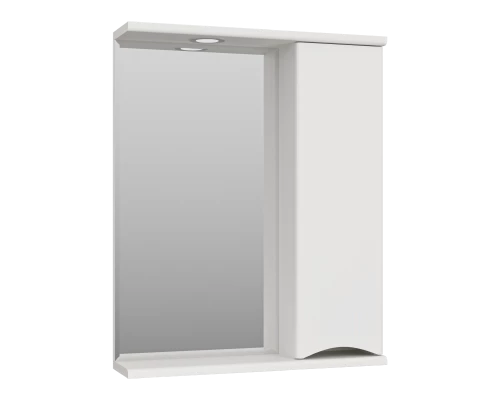 Зеркальный шкаф Misty Атлантик - 60 правый (белый) П-Атл-4060-010П