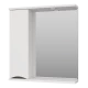 Зеркальный шкаф Misty Атлантик - 70 левый (белый) П-Атл-4070-010Л